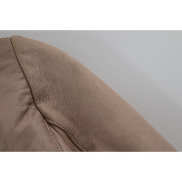 Lambskin Leather: size 36, Asymmetrical zip Moto Biker jacket - Picture 10 of 16